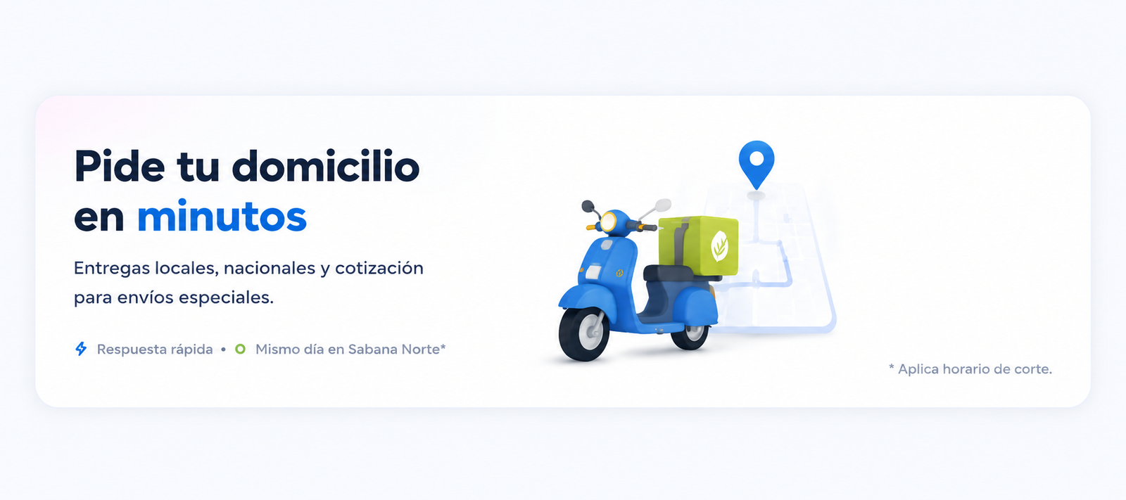 Pide tu domicilio en minutos Bandar